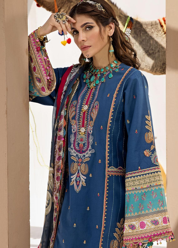 Anaya By Kiran Chaudhry Embroidered Lawn Suits Unstitched 3 Piece AKC21E AE21-04 NYLA - Luxury Collection