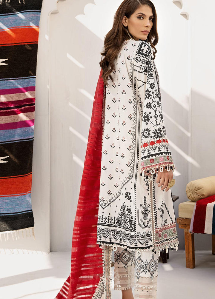 Anaya By Kiran Chaudhry Embroidered Lawn Suits Unstitched 3 Piece AKC21E AE21-07 AMAL - Luxury Collection