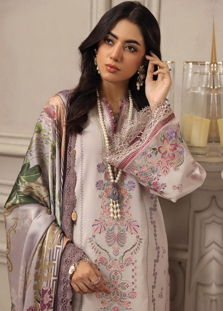 Anaya By Kiran Chaudhry Embroidered Lawn Suits Unstitched 3 Piece AKC23E AL23-01-Maham - Eid Collection