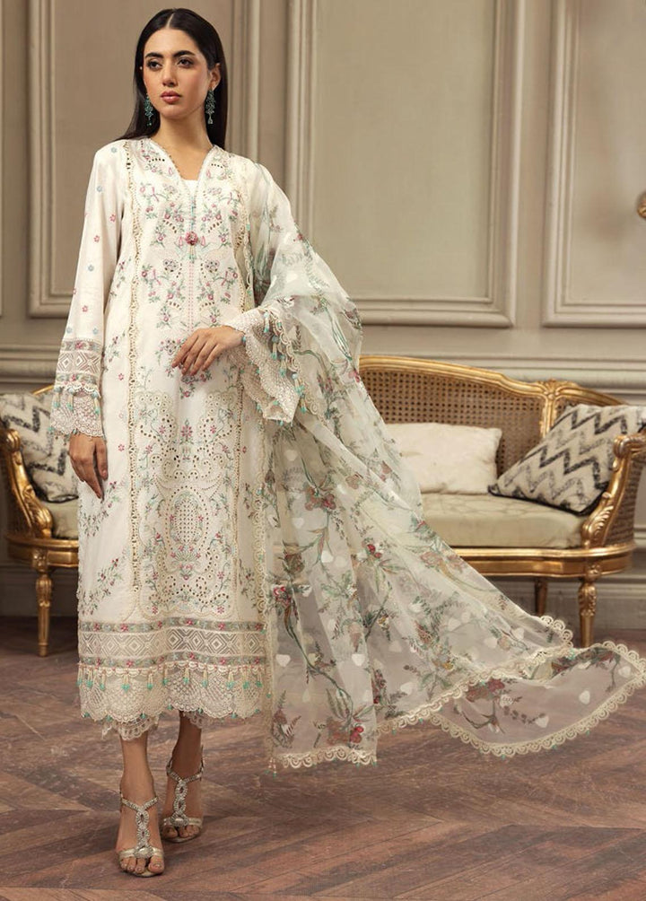 Anaya By Kiran Chaudhry Embroidered Lawn Suits Unstitched 3 Piece AKC23E AL23-08-Amaya - Eid Collection