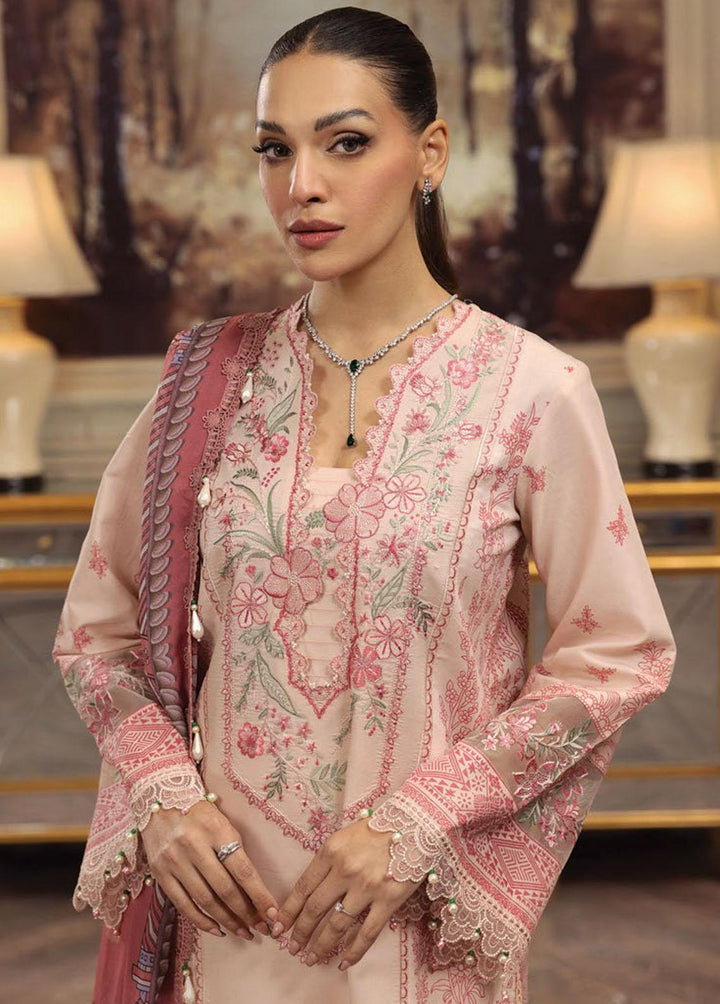 Anaya By Kiran Chaudhry Embroidered Lawn Suits Unstitched 3 Piece AKC23E AL23-12-Maira - Eid Collection
