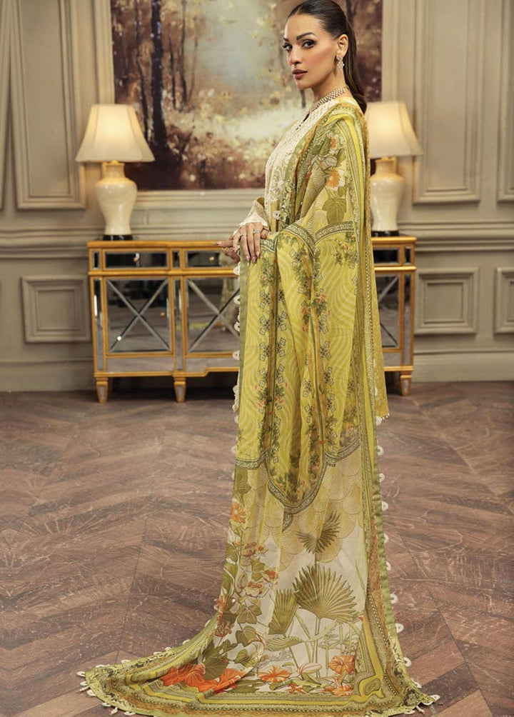 Anaya By Kiran Chaudhry Embroidered Lawn Suits Unstitched 3 Piece AKC23E AL23-16-Nazia - Eid Collection