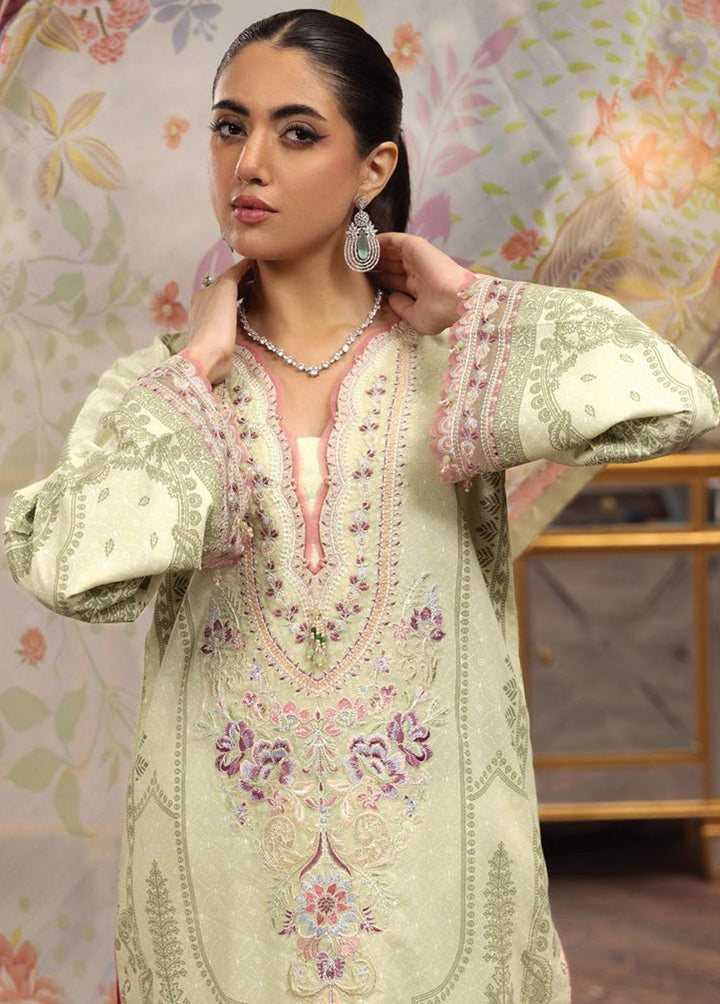 Anaya By Kiran Chaudhry Embroidered Lawn Suits Unstitched 3 Piece AKC23E AL23-19-Mehreen - Eid Collection