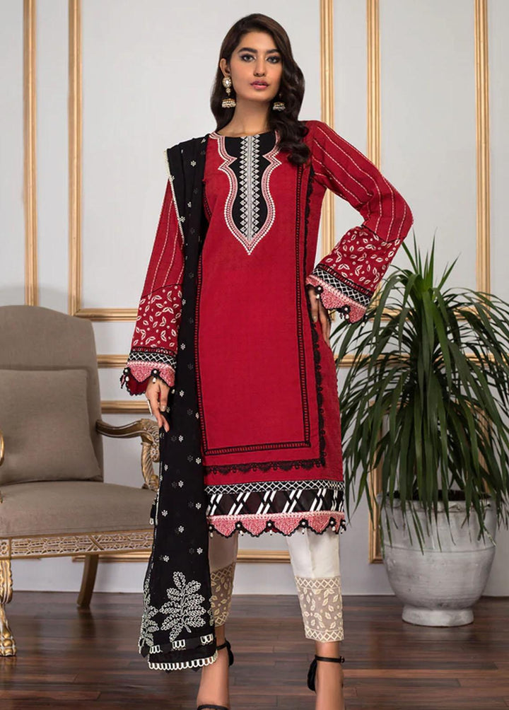 Ethnicity By Anaya Embroidered Lawn Suits Unstitched 3 Piece AKC22E AJC22-04 Aiza - Summer Collection