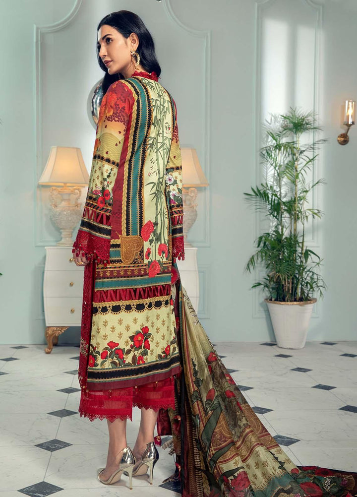 Anaya By Kiran Chaudhry Embroidered Lawn Suits Unstitched 3 Piece AK21LL AL21-01-A AVA - Summer Collection