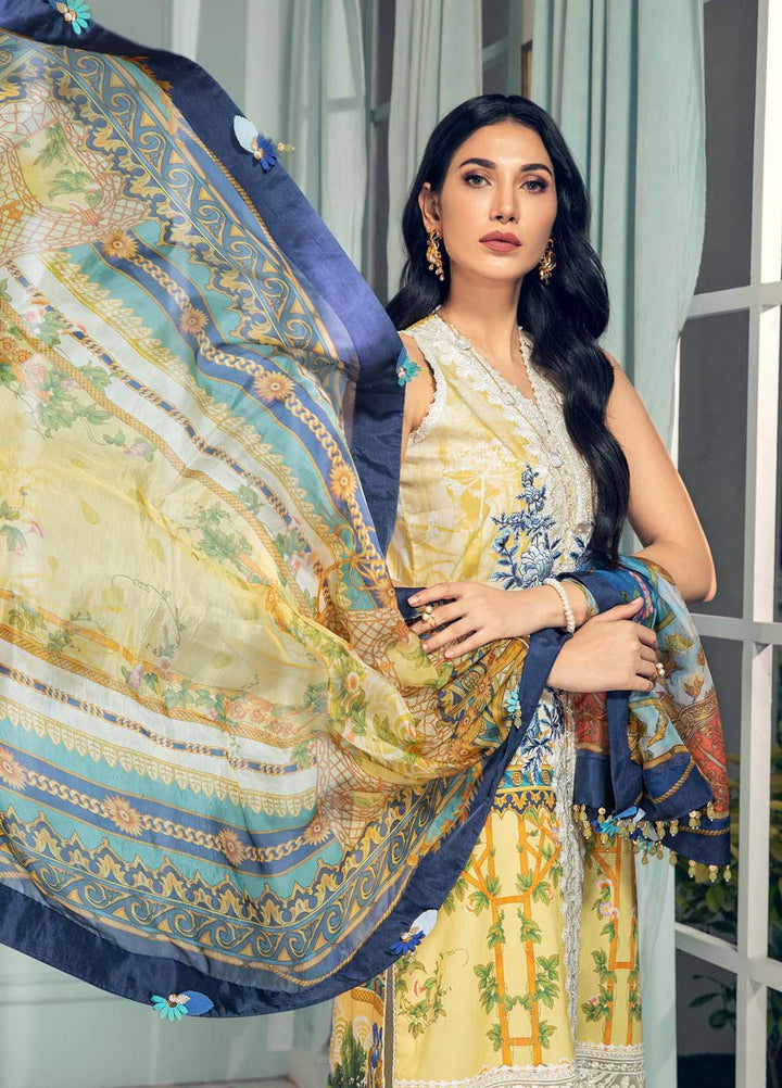 Anaya By Kiran Chaudhry Embroidered Lawn Suits Unstitched 3 Piece AK21LL AL21-02-A LAUREN - Summer Collection