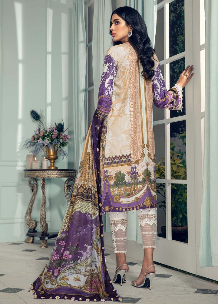 Anaya By Kiran Chaudhry Embroidered Lawn Suits Unstitched 3 Piece AK21LL AL21-02-B ALESIA - Summer Collection