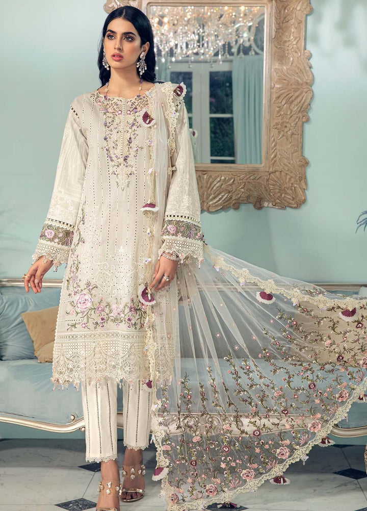 Anaya By Kiran Chaudhry Embroidered Lawn Suits Unstitched 3 Piece AK21LL AL21-03-B DELIA - Summer Collection