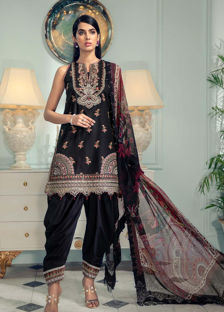 Anaya By Kiran Chaudhry Embroidered Jacquard Suits Unstitched 3 Piece AK21LL AL21-04-B GIGI - Summer Collection