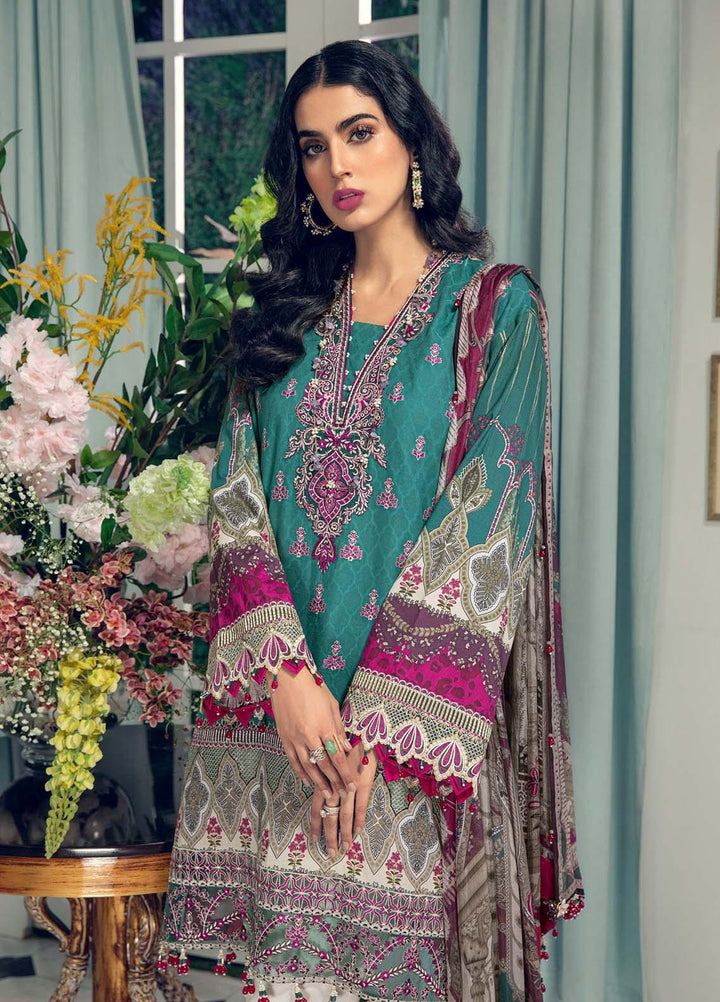 Anaya By Kiran Chaudhry Embroidered Jacquard Suits Unstitched 3 Piece AK21LL AL21-06-A JULIANA - Summer Collection