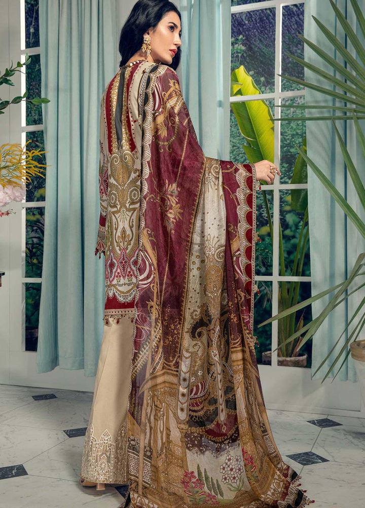 Anaya By Kiran Chaudhry Embroidered Jacquard Suits Unstitched 3 Piece AK21LL AL21-06-B ADRIANA - Summer Collection