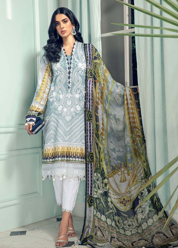 Anaya By Kiran Chaudhry Embroidered Lawn Suits Unstitched 3 Piece AK21LL AL21-07-A ALLESANDRA - Summer Collection