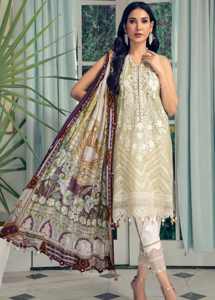 Anaya By Kiran Chaudhry Embroidered Lawn Suits Unstitched 3 Piece AK21LL AL21-07-B ANYA - Summer Collection