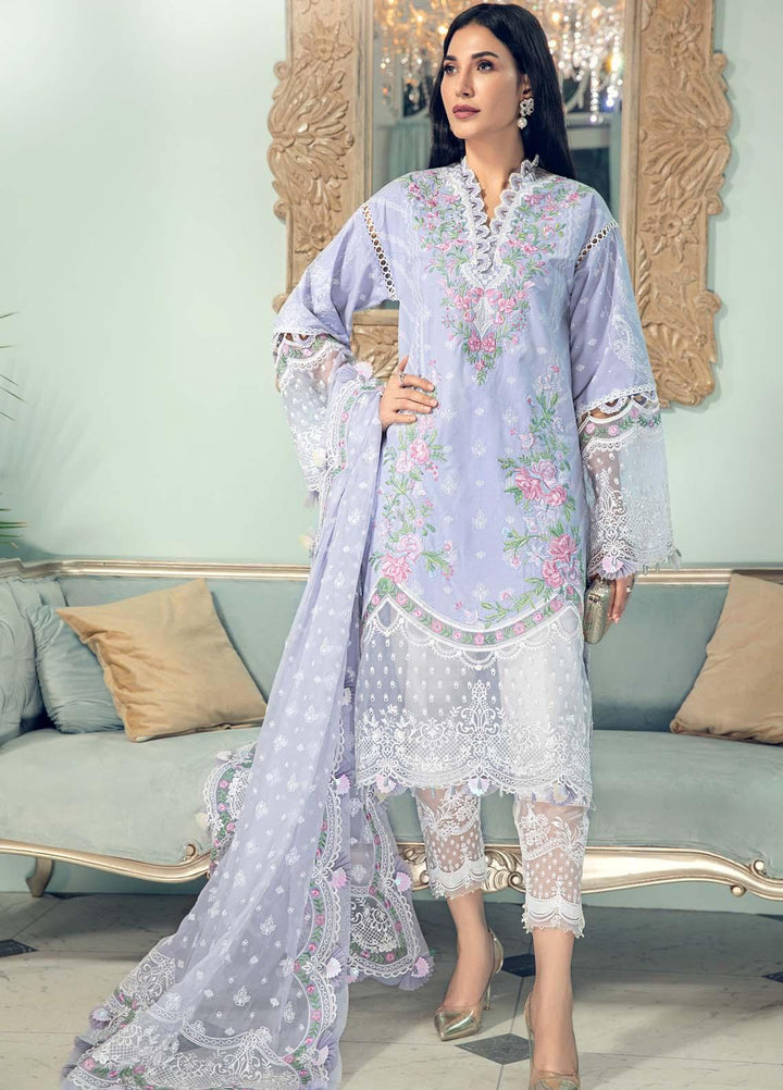 Anaya By Kiran Chaudhry Embroidered Lawn Suits Unstitched 3 Piece AK21LL AL21-08-A DAPHNE - Summer Collection