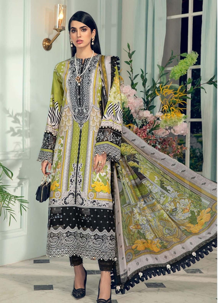 Anaya By Kiran Chaudhry Embroidered Lawn Suits Unstitched 3 Piece AK21LL AL21-09-A JENNA - Summer Collection