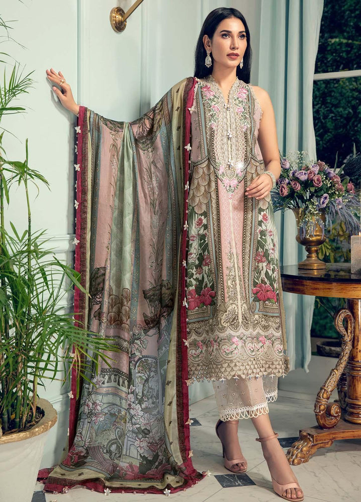 Anaya By Kiran Chaudhry Embroidered Lawn Suits Unstitched 3 Piece AK21LL AL21-09-B KARA - Summer Collection