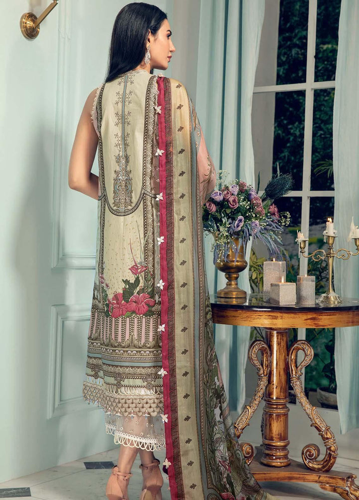 Anaya By Kiran Chaudhry Embroidered Lawn Suits Unstitched 3 Piece AK21LL AL21-09-B KARA - Summer Collection