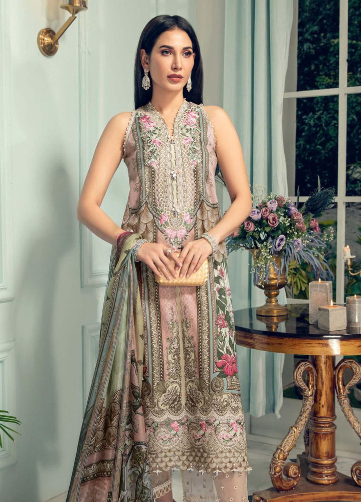 Anaya By Kiran Chaudhry Embroidered Lawn Suits Unstitched 3 Piece AK21LL AL21-09-B KARA - Summer Collection