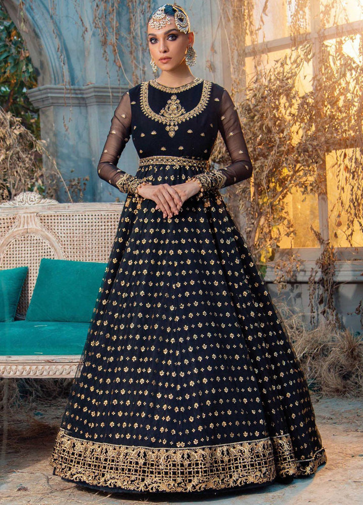 Velour De Fete By Anaya Embroidered Chiffon Suits Unstitched 3 Piece AKC21VF VL-21-06 Esmeralda - Winter Collection