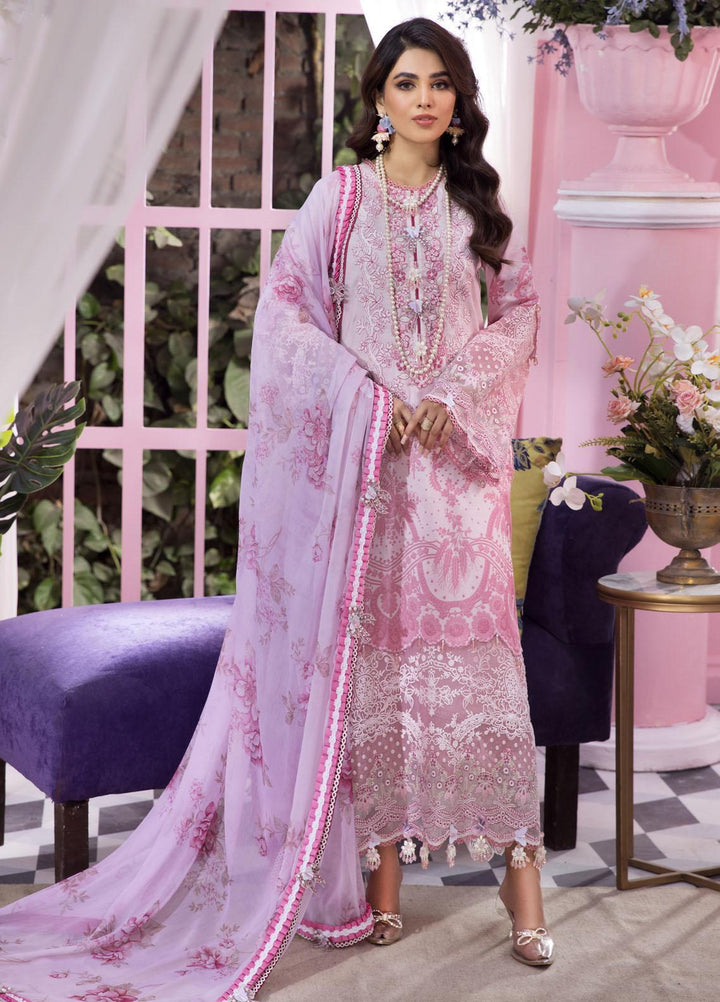 Anaya By Kiran Chaudhry Embroidered Lawn Suits Unstitched 3 Piece AKC22VL VL22-02-ZYSHA - Luxury Summer Collection