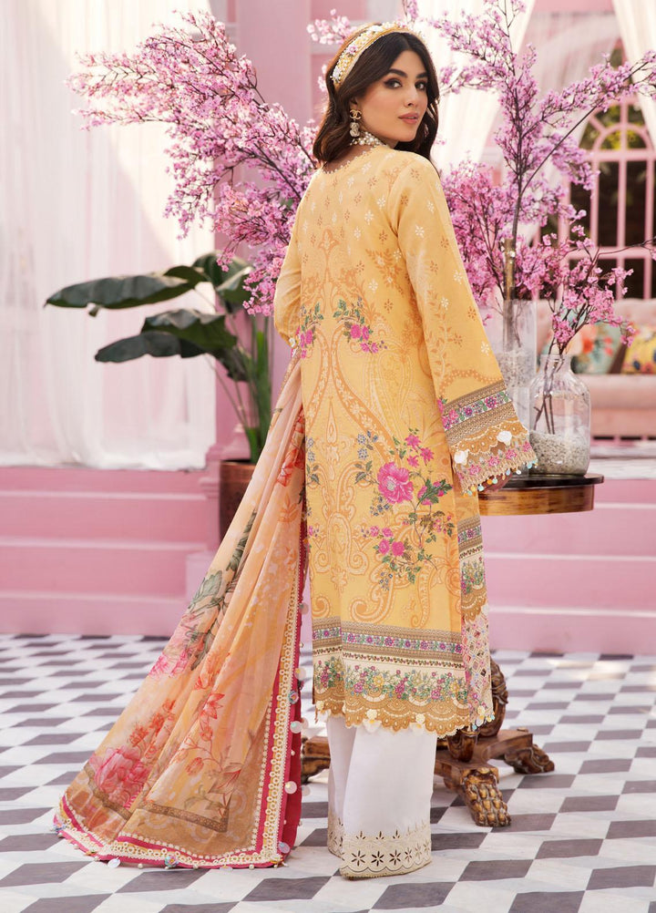 Anaya By Kiran Chaudhry Embroidered Lawn Suits Unstitched 3 Piece AKC22VL VL22-04-ARYANNA - Luxury Summer Collection