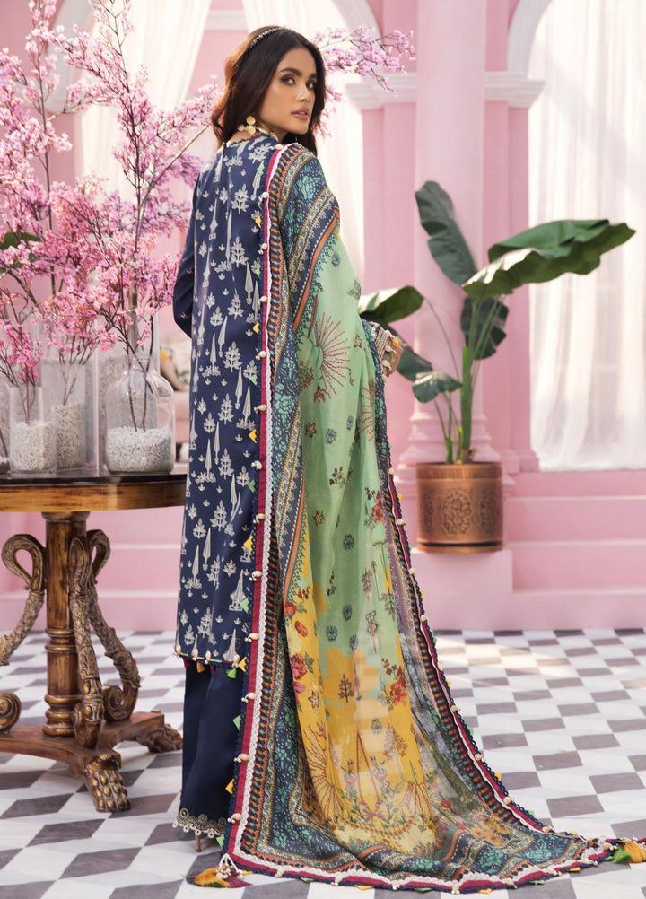 Anaya By Kiran Chaudhry Embroidered Lawn Suits Unstitched 3 Piece AKC22VL VL22-05-MINAHYL - Luxury Summer Collection