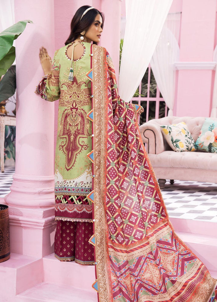 Anaya By Kiran Chaudhry Embroidered Lawn Suits Unstitched 3 Piece AKC22VL VL22-07-MARICEL - Luxury Summer Collection