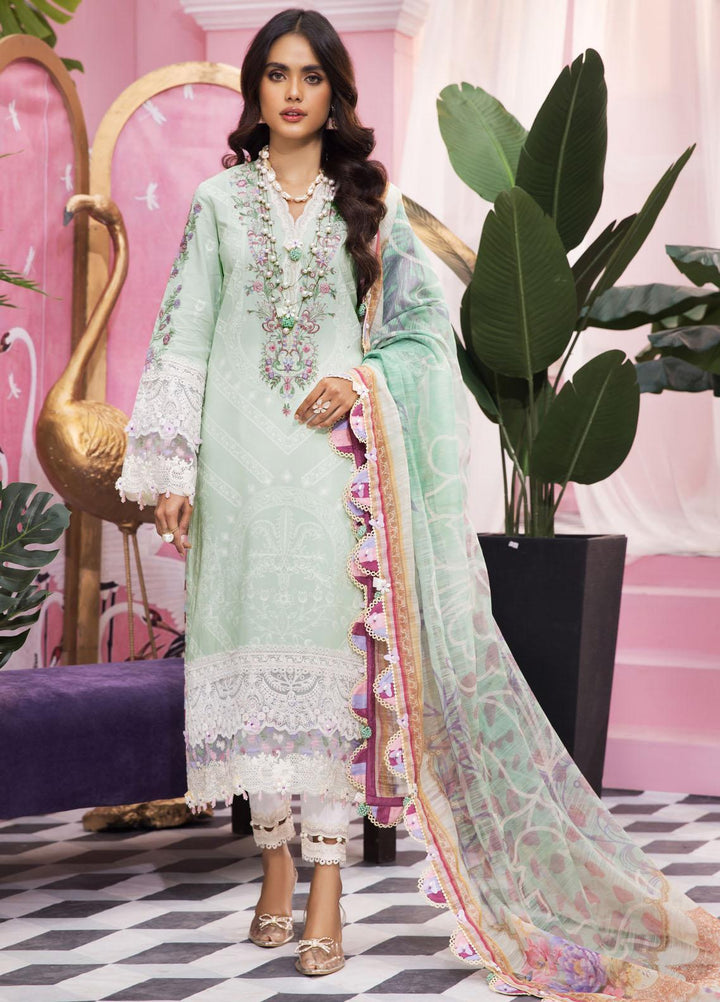 Anaya By Kiran Chaudhry Embroidered Lawn Suits Unstitched 3 Piece AKC22VL VL22-10-TAMANNA - Luxury Summer Collection