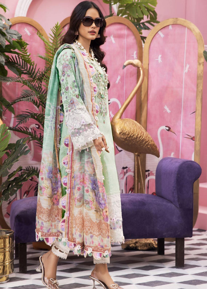Anaya By Kiran Chaudhry Embroidered Lawn Suits Unstitched 3 Piece AKC22VL VL22-10-TAMANNA - Luxury Summer Collection