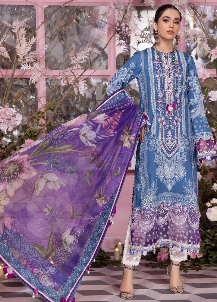 Anaya By Kiran Chaudhry Embroidered Lawn Suits Unstitched 3 Piece AKC22VL VL22-11-ASHLEY - Luxury Summer Collection