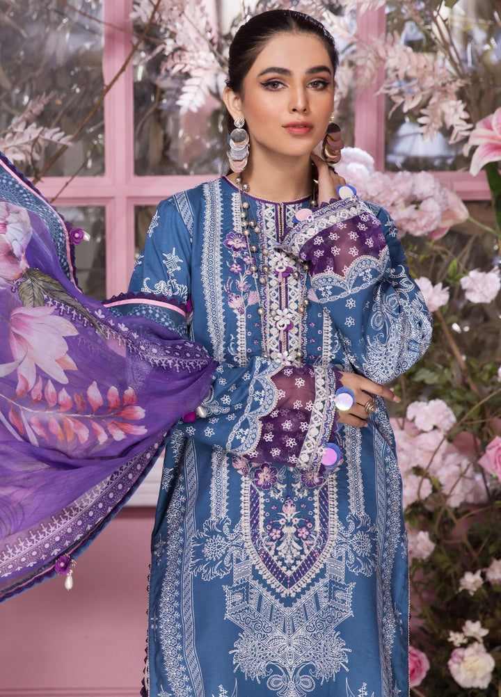 Anaya By Kiran Chaudhry Embroidered Lawn Suits Unstitched 3 Piece AKC22VL VL22-11-ASHLEY - Luxury Summer Collection