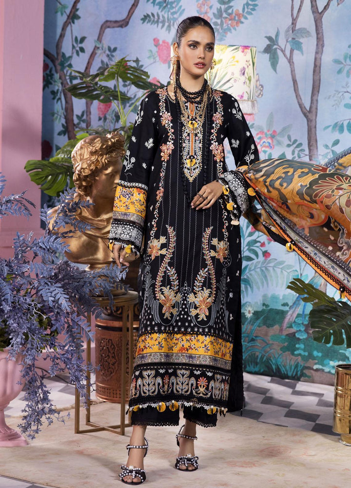 Anaya By Kiran Chaudhry Embroidered Lawn Suits Unstitched 3 Piece AKC22VL VL22-13-EMILY - Luxury Summer Collection