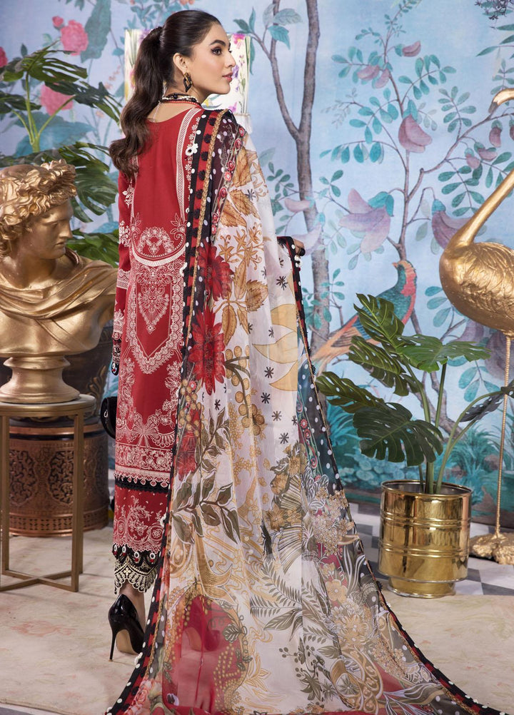 Anaya By Kiran Chaudhry Embroidered Lawn Suits Unstitched 3 Piece AKC22VL VL22-15-RAYNA - Luxury Summer Collection