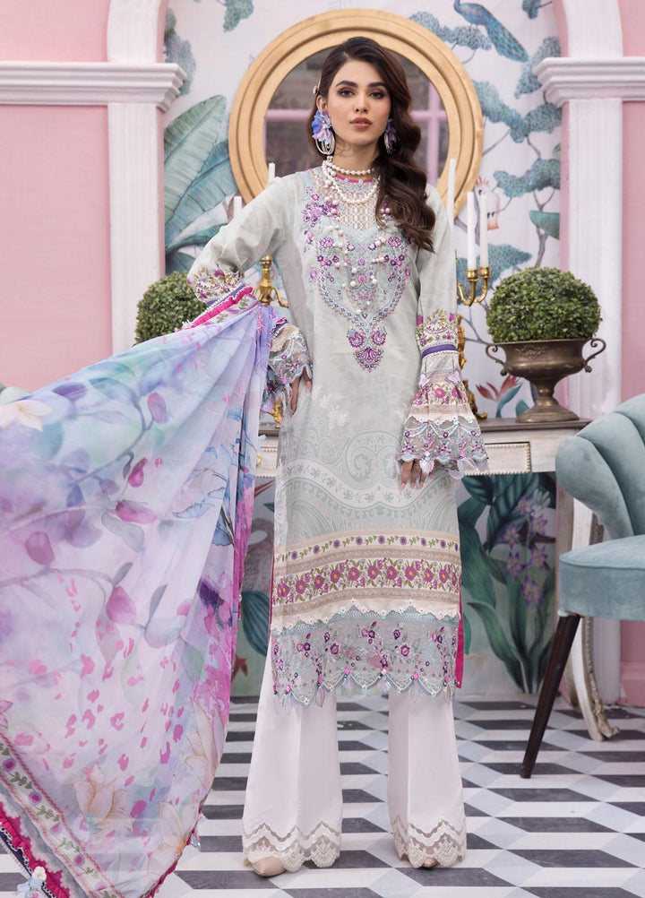 Anaya By Kiran Chaudhry Embroidered Lawn Suits Unstitched 3 Piece AKC22VL VL22-17-AVRIL - Luxury Summer Collection