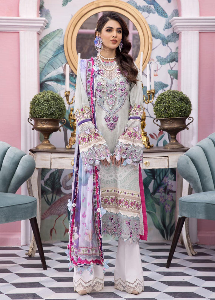 Anaya By Kiran Chaudhry Embroidered Lawn Suits Unstitched 3 Piece AKC22VL VL22-17-AVRIL - Luxury Summer Collection