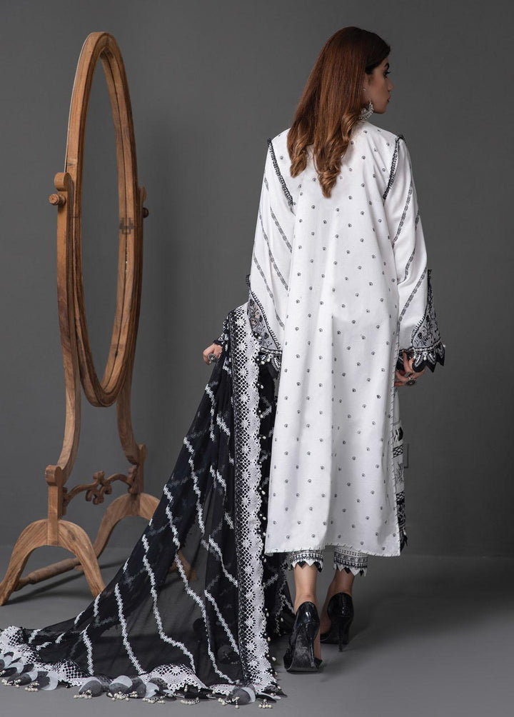 Monochrome Mystique By Anaya Embroidered Lawn Suits Unstitched 3 Piece AKC22MM ALM21-02-Urwa - Black & White Collection