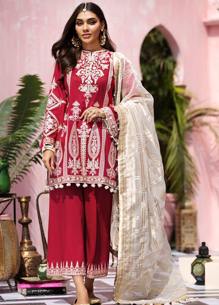 Anaya By Kiran Chaudhry Embroidered Lawn Suits Unstitched 3 Piece AK21KR 01-SURTI - Summer Collection