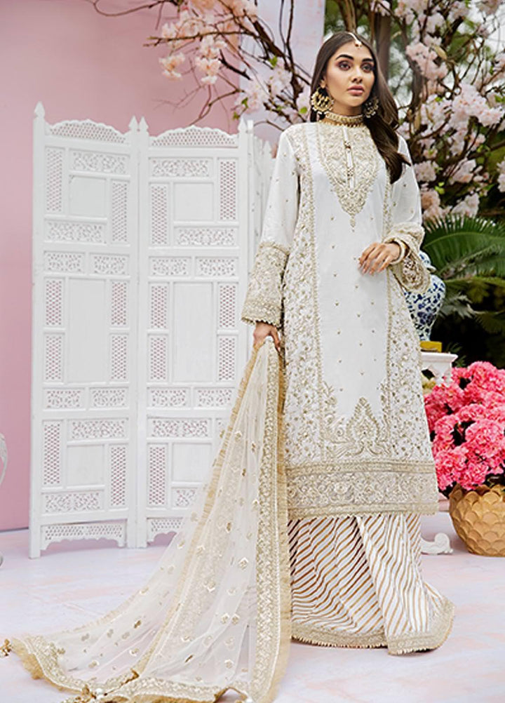 Anaya By Kiran Chaudhry Embroidered Lawn Suits Unstitched 3 Piece AK21KR 06-A ROSHANAY - Summer Collection
