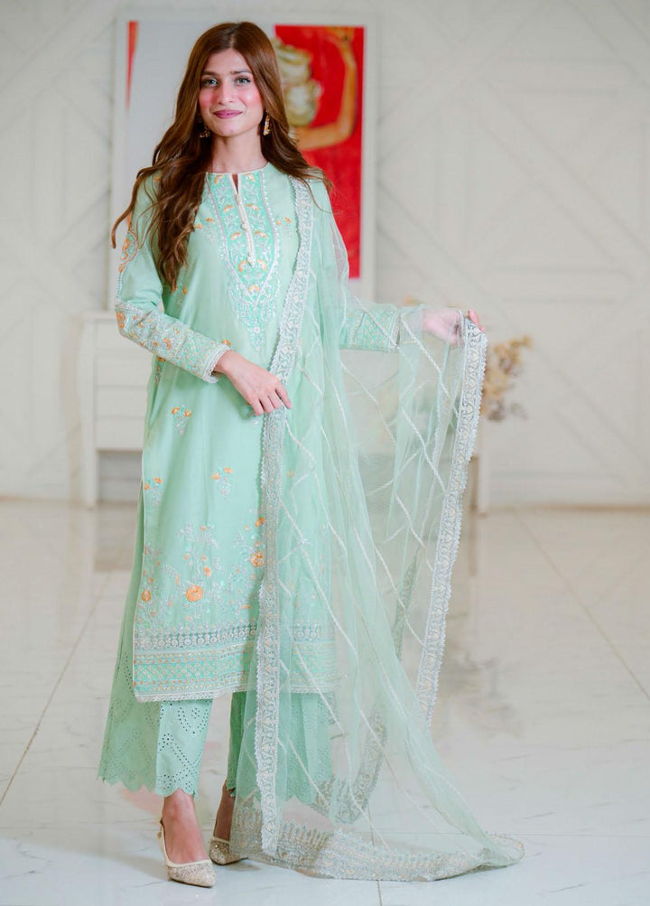 Anaya By Kiran Chaudhry Embroidered Lawn Suits Unstitched 3 Piece AK21KR 07-A LALEH - Summer Collection