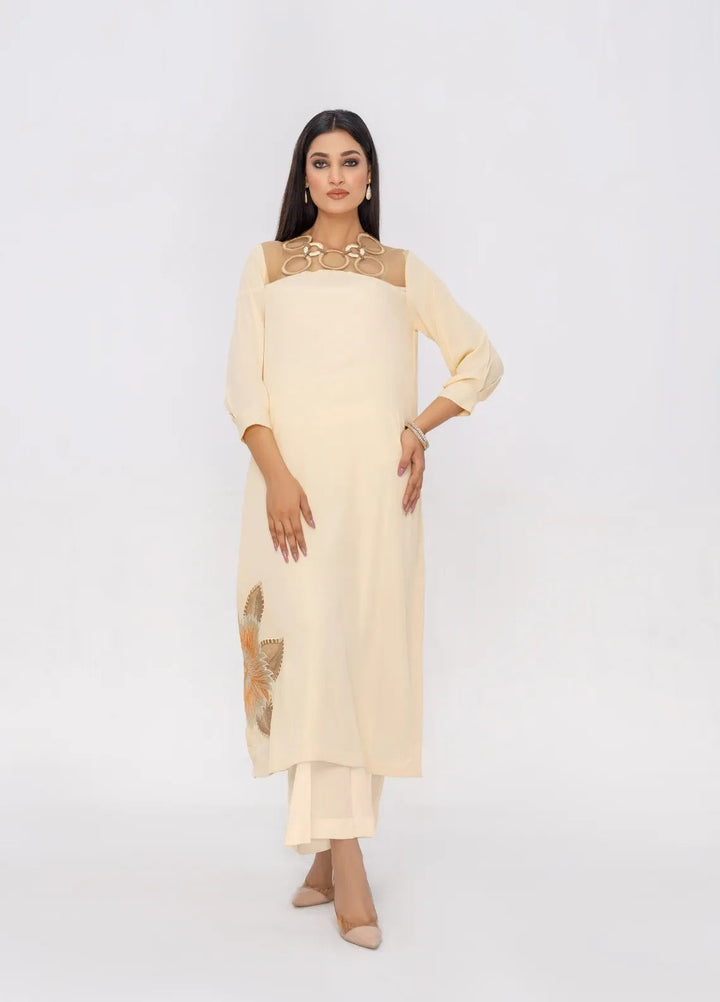 Anayra Amal Pret Embroidered Grip Georgette 2 Piece Suit Khuld