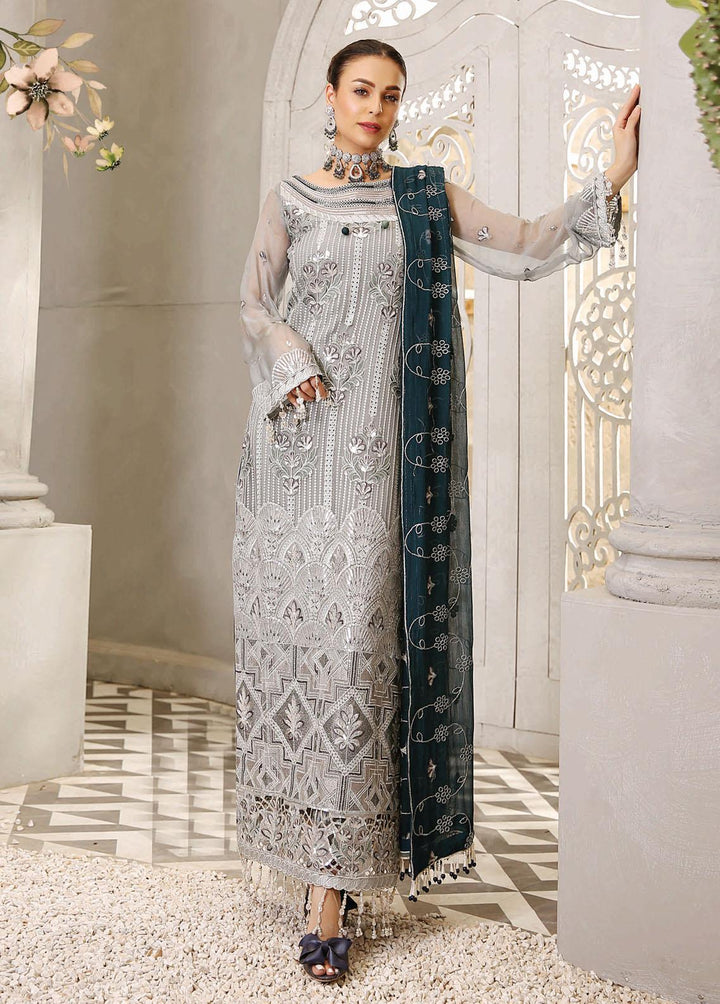 Andaaz by Maryam's Embroidered Chiffon Suits Unstitched 3 Piece MRM22A A-03 - Luxury Collection