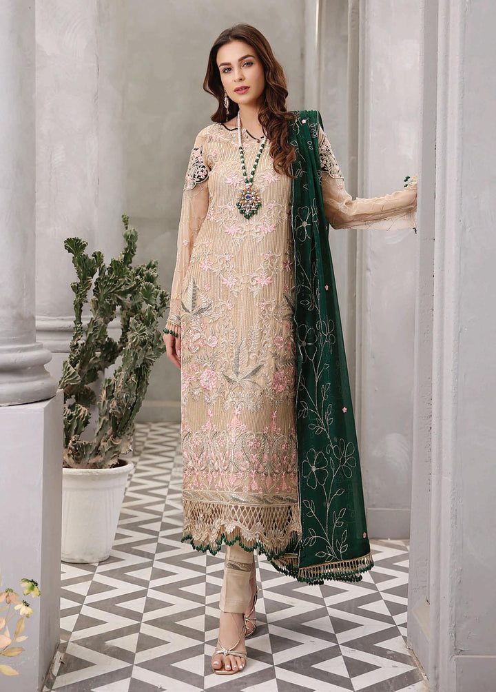 Andaaz by Maryam's Embroidered Chiffon Suits Unstitched 3 Piece MRM22A A-05 - Luxury Collection