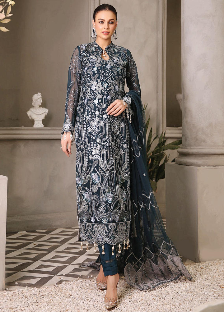 Andaaz by Maryam's Embroidered Chiffon Suits Unstitched 3 Piece MRM22A A-06 - Luxury Collection