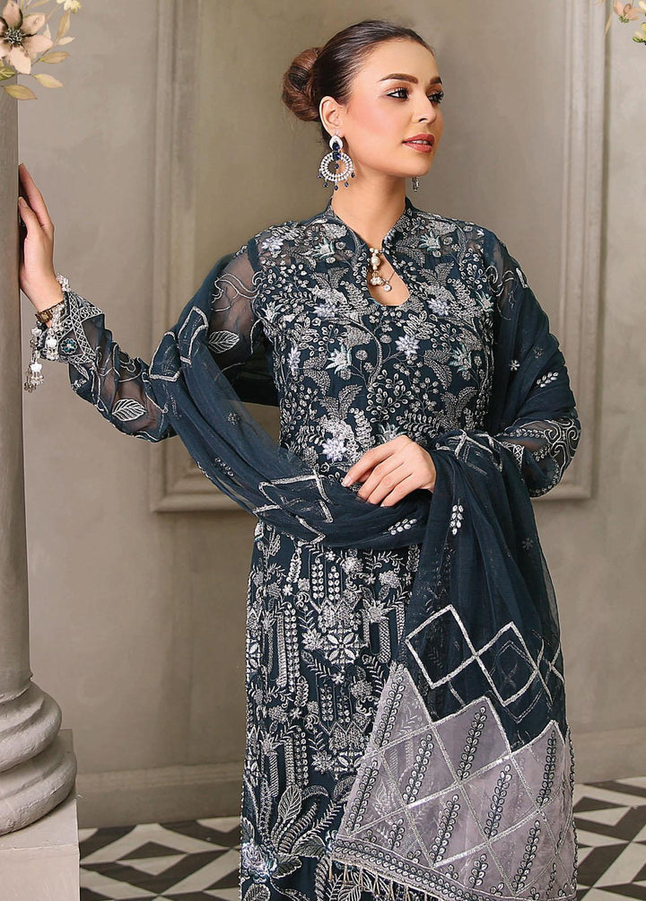 Andaaz by Maryam's Embroidered Chiffon Suits Unstitched 3 Piece MRM22A A-06 - Luxury Collection