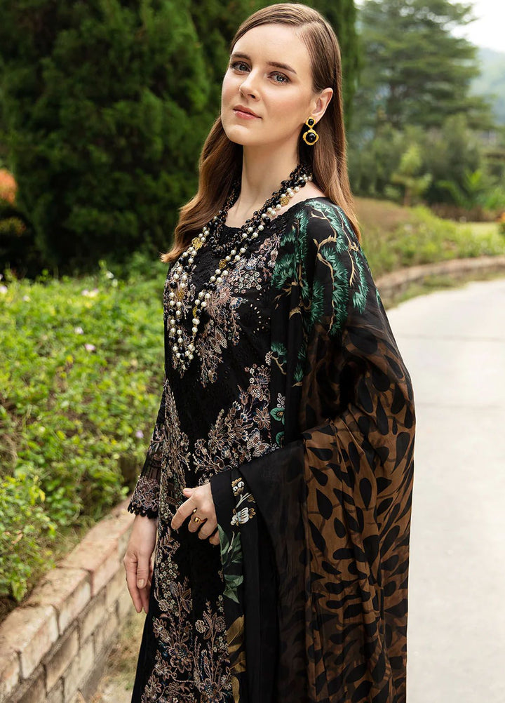 Andaaz by Ramsha Embroidered Lawn Suits Unstitched 3 Piece RSH24AL Z-801 - Luxury Collection