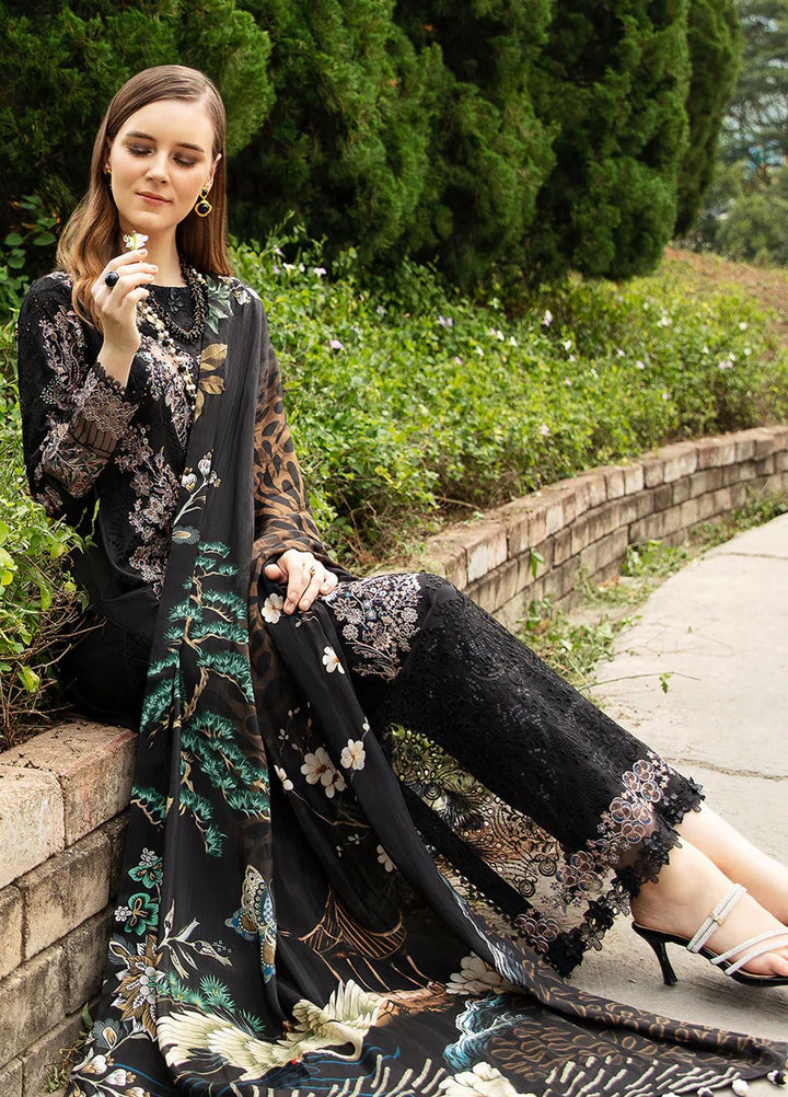 Andaaz by Ramsha Embroidered Lawn Suits Unstitched 3 Piece RSH24AL Z-801 - Luxury Collection