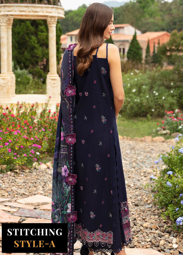 Andaaz by Ramsha Embroidered Lawn Suits Unstitched 3 Piece RSH24AL Z-803 - Luxury Collection