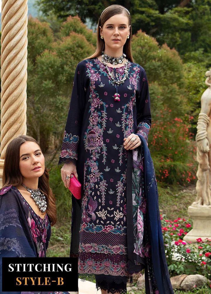 Andaaz by Ramsha Embroidered Lawn Suits Unstitched 3 Piece RSH24AL Z-803 - Luxury Collection