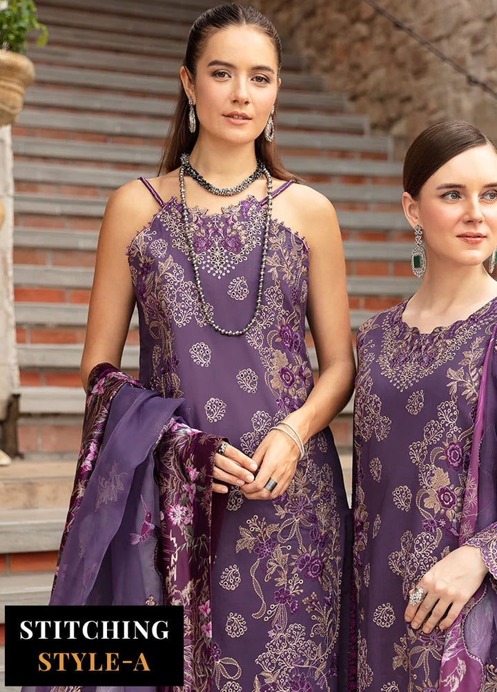 Andaaz by Ramsha Embroidered Lawn Suits Unstitched 3 Piece RSH24AL Z-807 - Luxury Collection