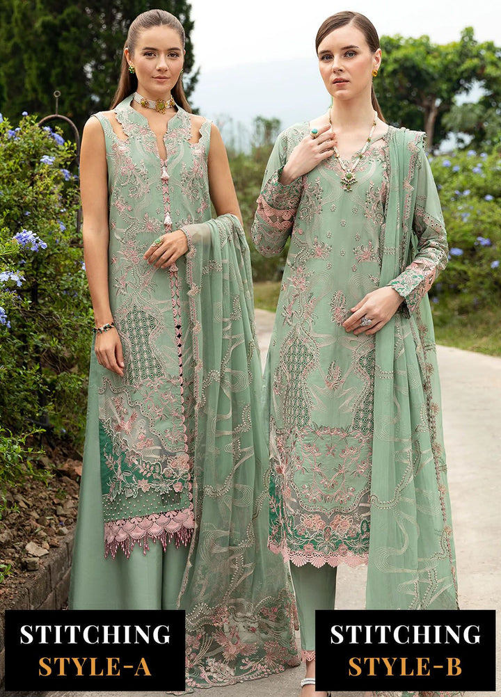 Andaaz by Ramsha Embroidered Lawn Suits Unstitched 3 Piece RSH24AL Z-808 - Luxury Collection
